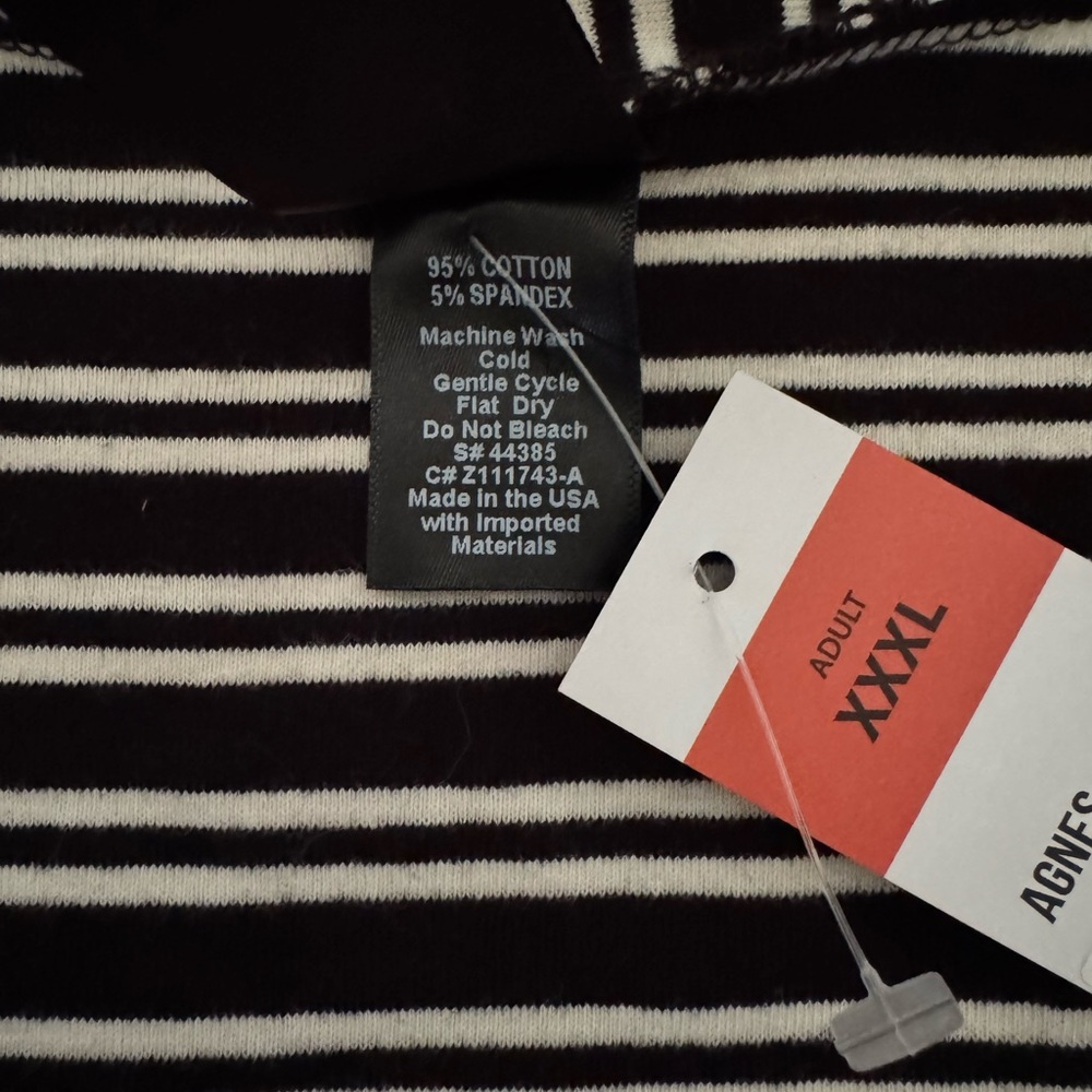 Agnes & Dora Ponte Striped Forever Cardigan with Pockets Size XXXL New With Tags - Picture 7 of 8
